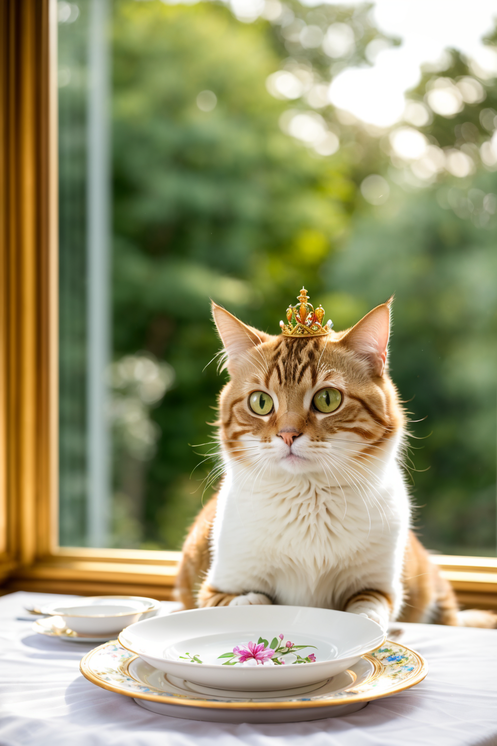 97204-3187299658-cat sitting at a fine dining table wearing-A-Zovya_Photoreal-V1+vae.png